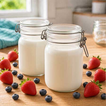 Milk kefir recipes with fresh fruit